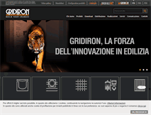 Tablet Screenshot of gridiron.it